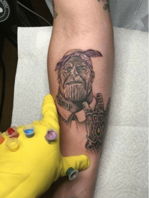thanos tattoo