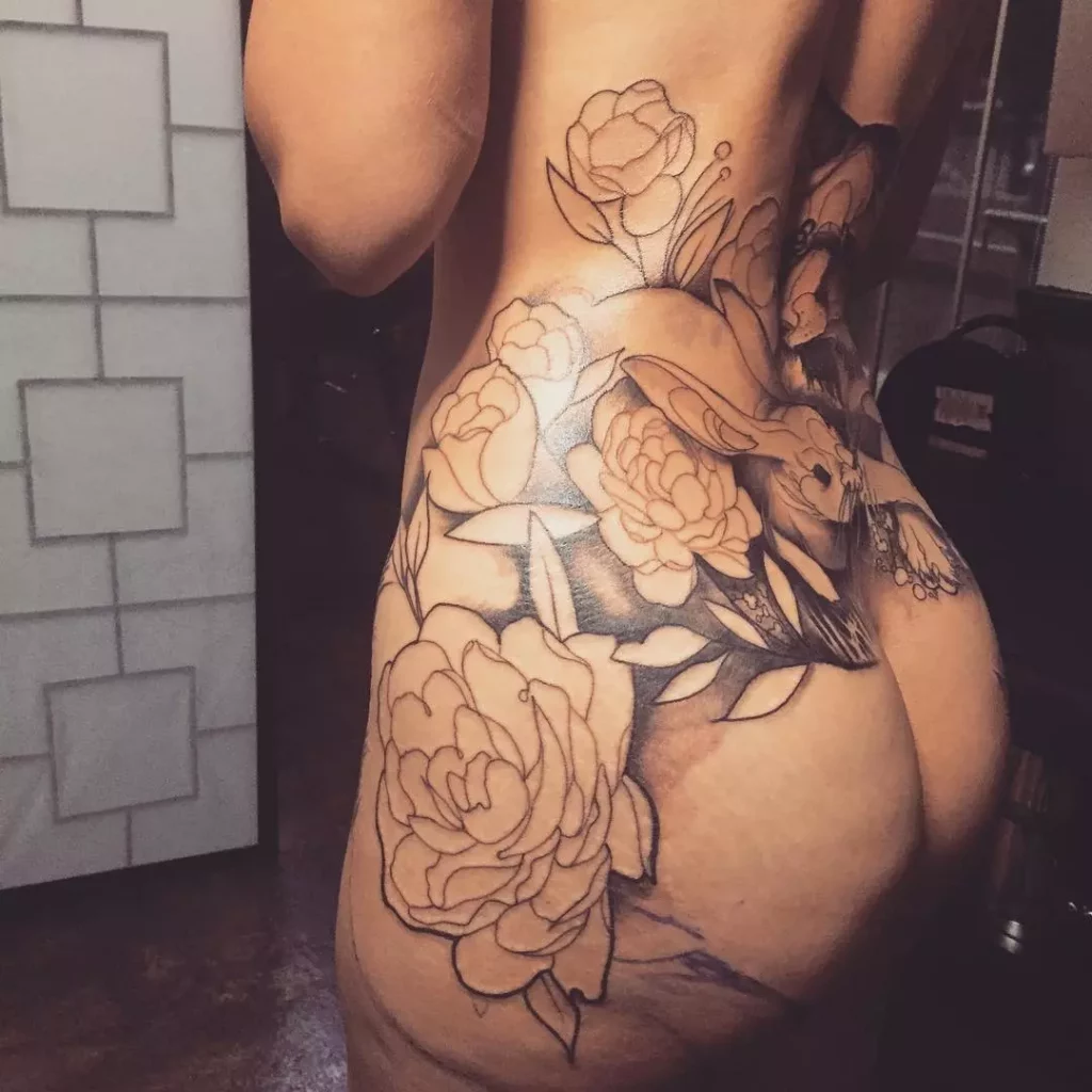 under butt tattoos