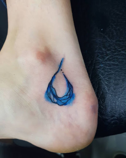 water drop tattoo