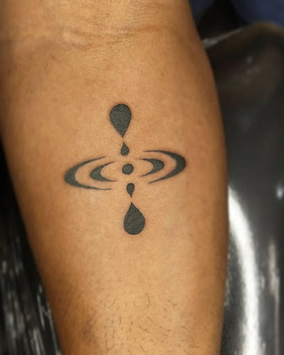 water drop tattoo