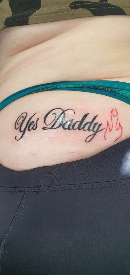 yes daddy tattoo