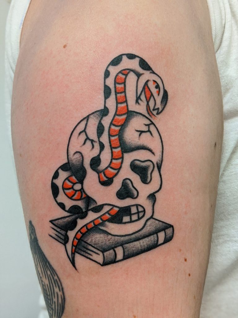 World serpent tattoo