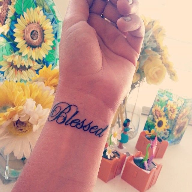 Blessed tattoo designs