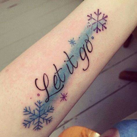Let it go tattoo