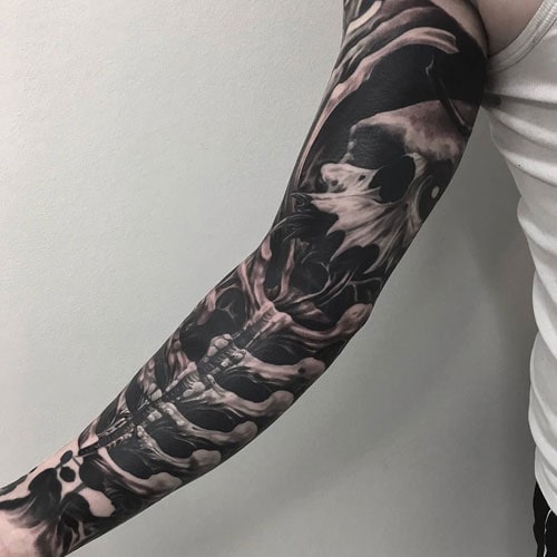 Dark tattoo sleeve