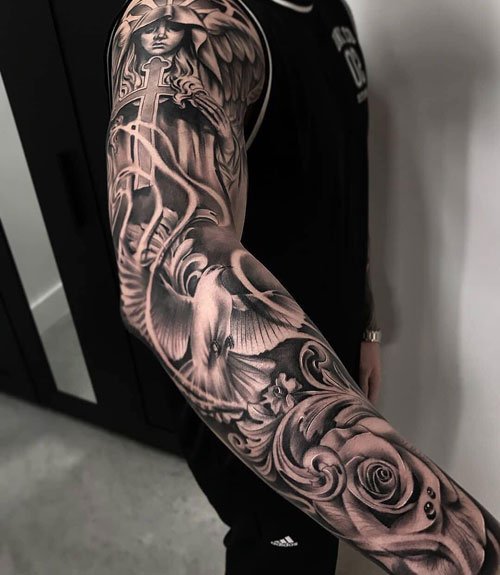 Dark tattoo sleeve