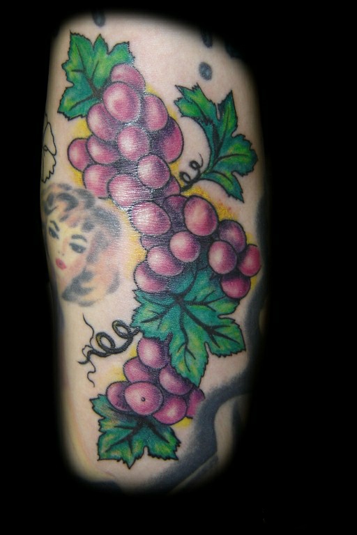 Grape tattoo