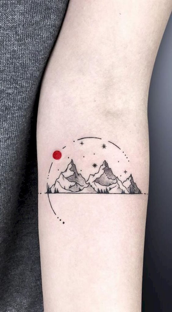 Pikes peak tattoo