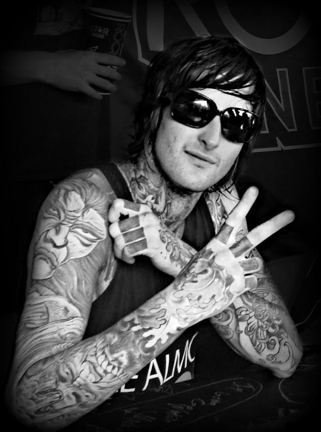 Mitch lucker tattoos