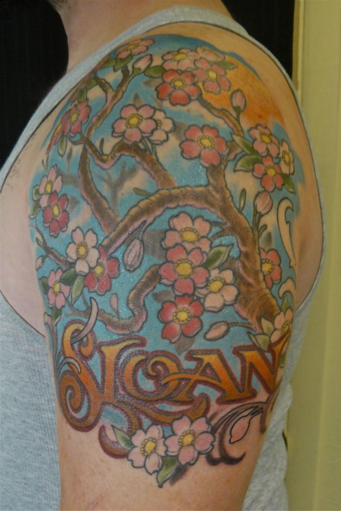 Gogwood tree tattoo