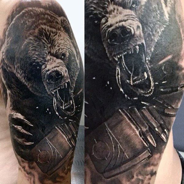 bear tattoos for men