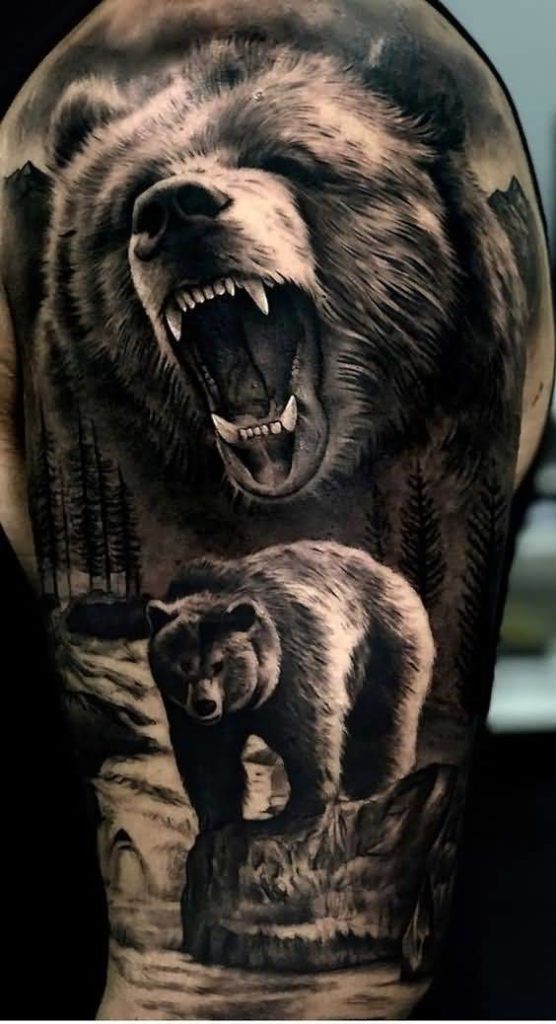 bear tattoos for men