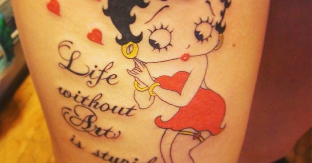 betty boop tattoo