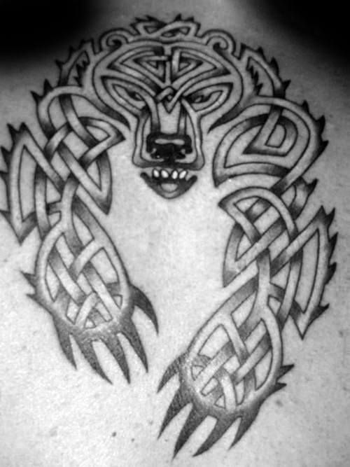 celtic bear tattoo