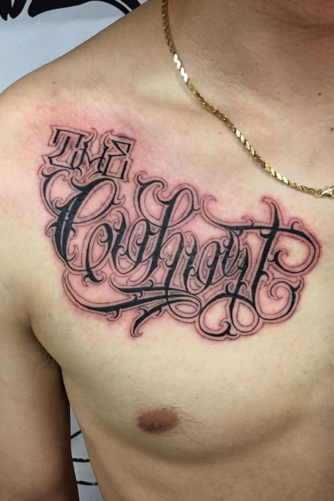 chicano tattoo lettering