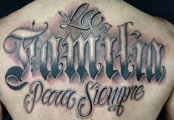 chicano tattoo lettering