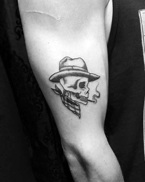 cowboy hat tattoo