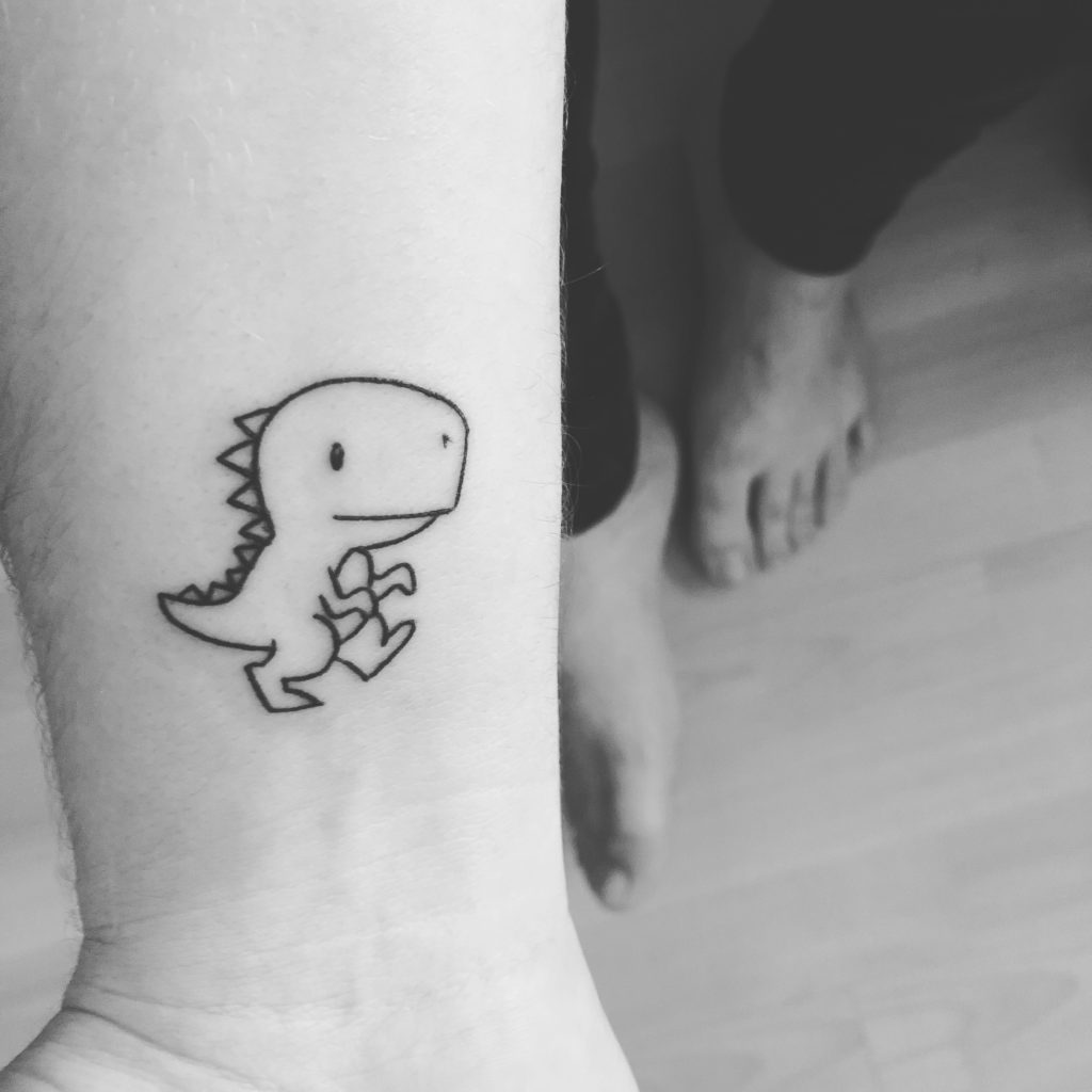 little dino tattoo