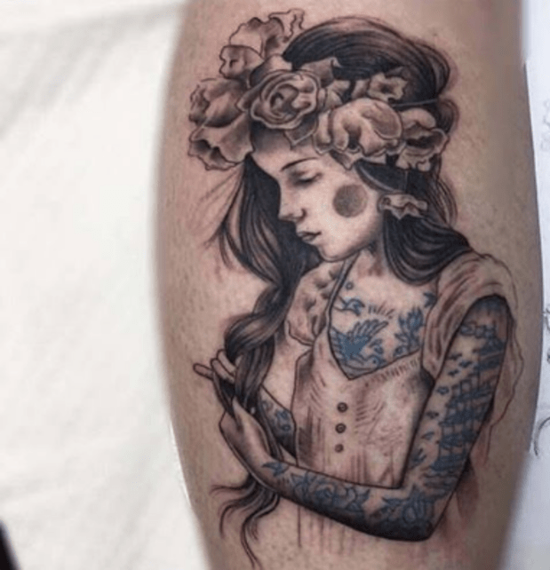dark alice in wonderland tattoo designs
