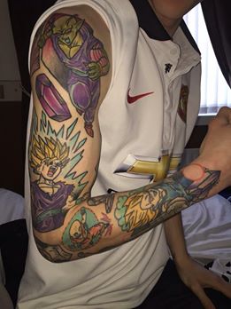 dragon ball z tattoo sleeve