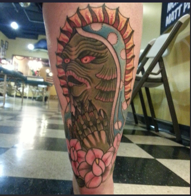 Creature from the black lagoon tattoo