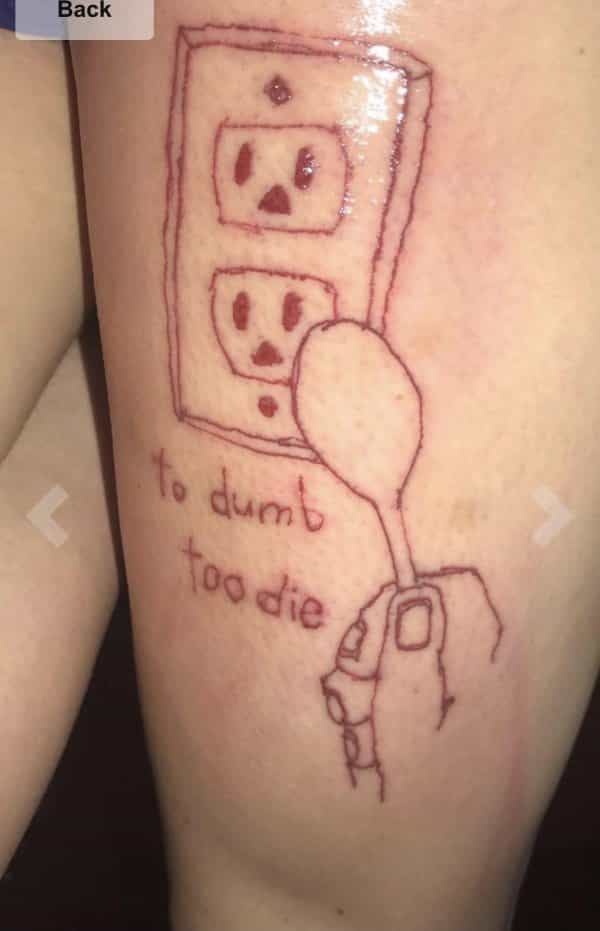 Jokes tattoo 