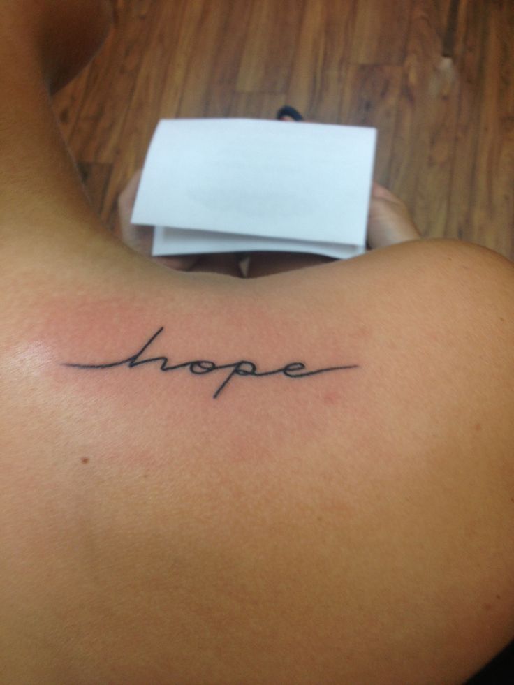 hope tattoo