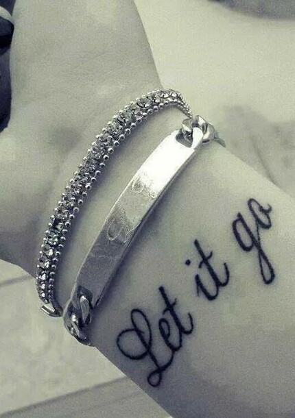 Let it go tattoo