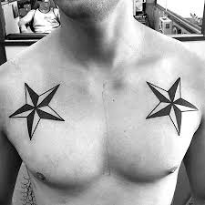 6 Point star tattoo