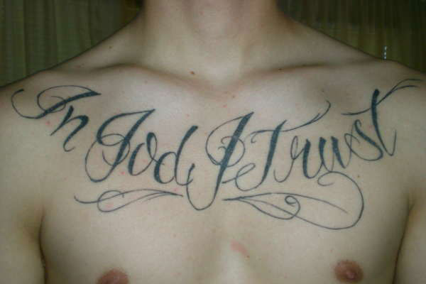in god we trust tattoo