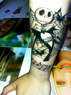 jack skeleton tattoo