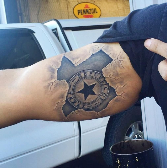 Texas themed tattoos