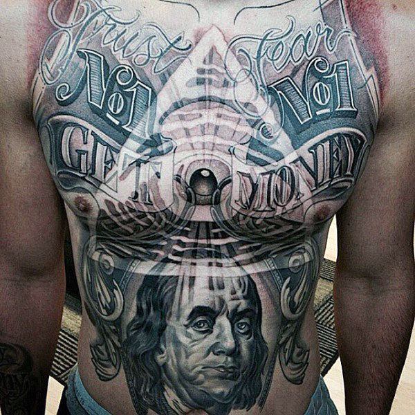 money is the root of all evil tattoo