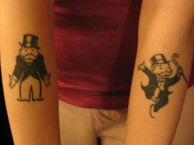 monopoly tattoo