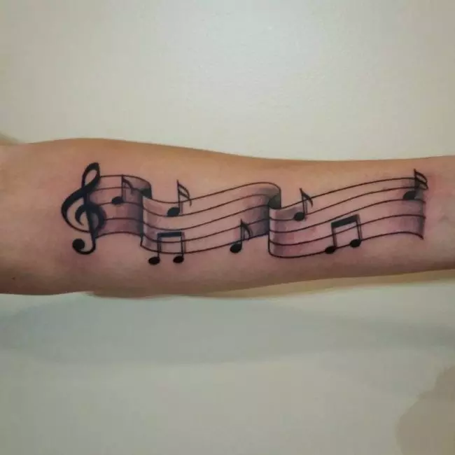 Music note tattoo designs