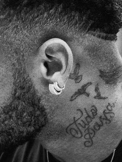 neymar neck tattoo