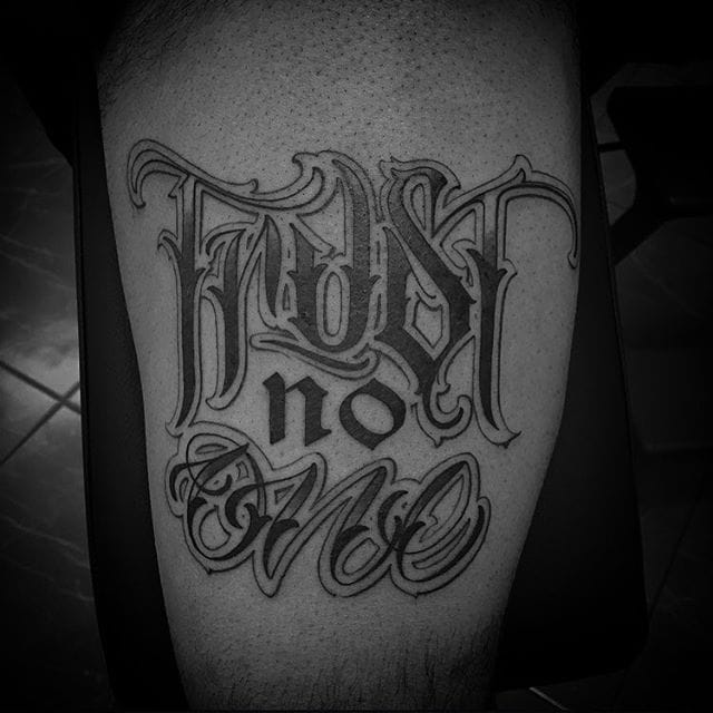 Trust nobody tattoo 