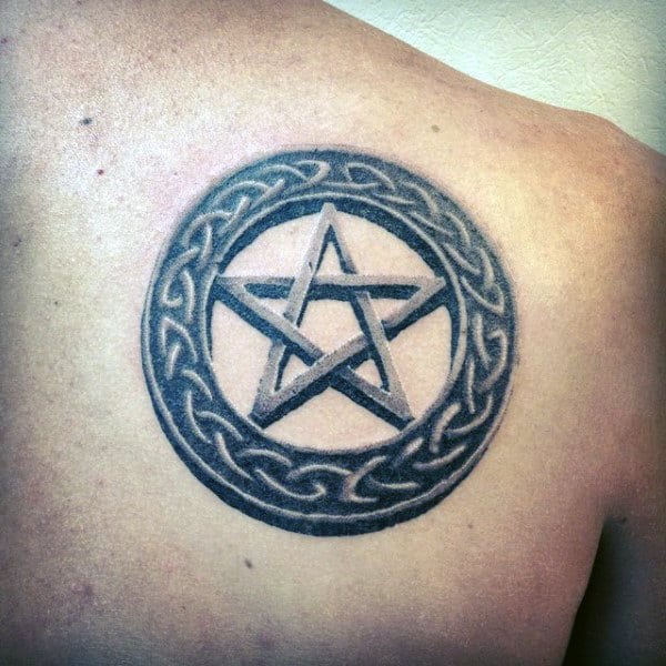 6 Point star tattoo