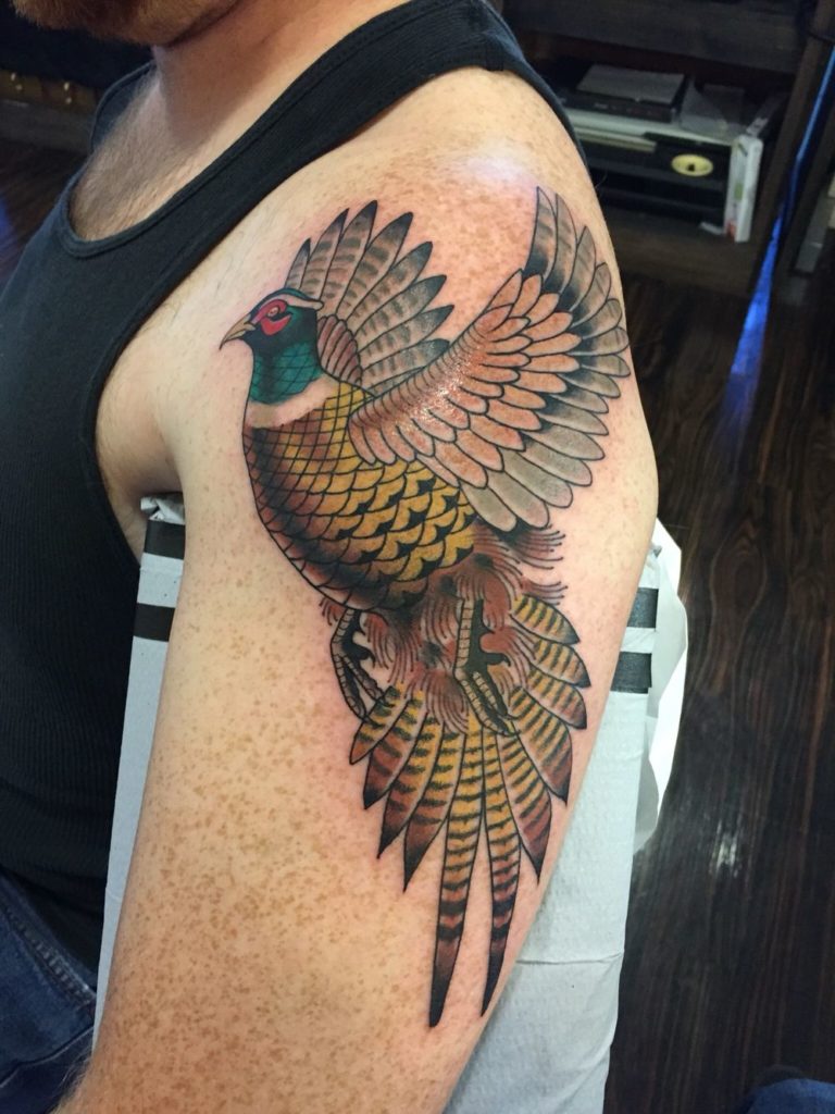 pheasant tattoo