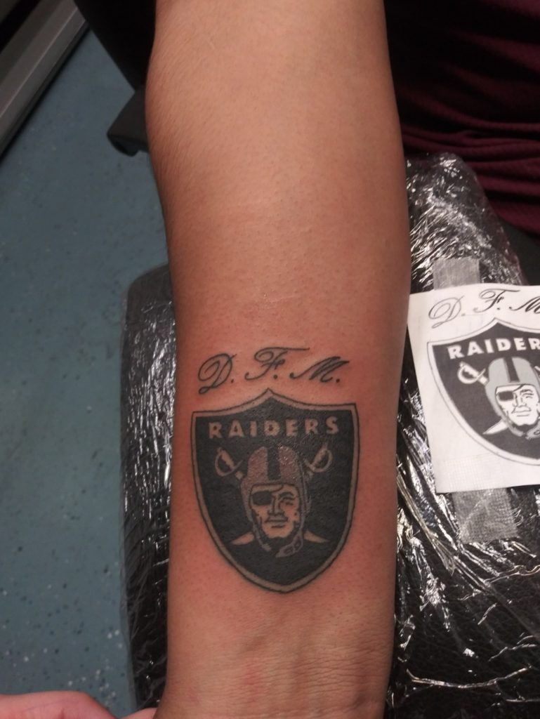 raiders tattoo
