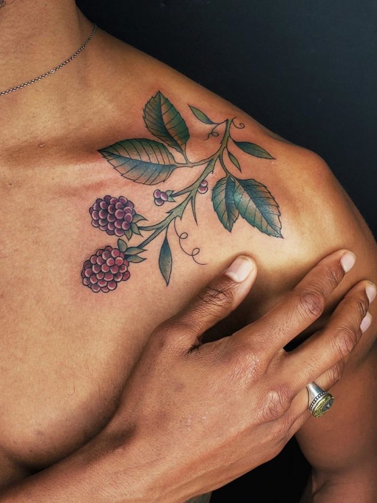 raspberry tattoo