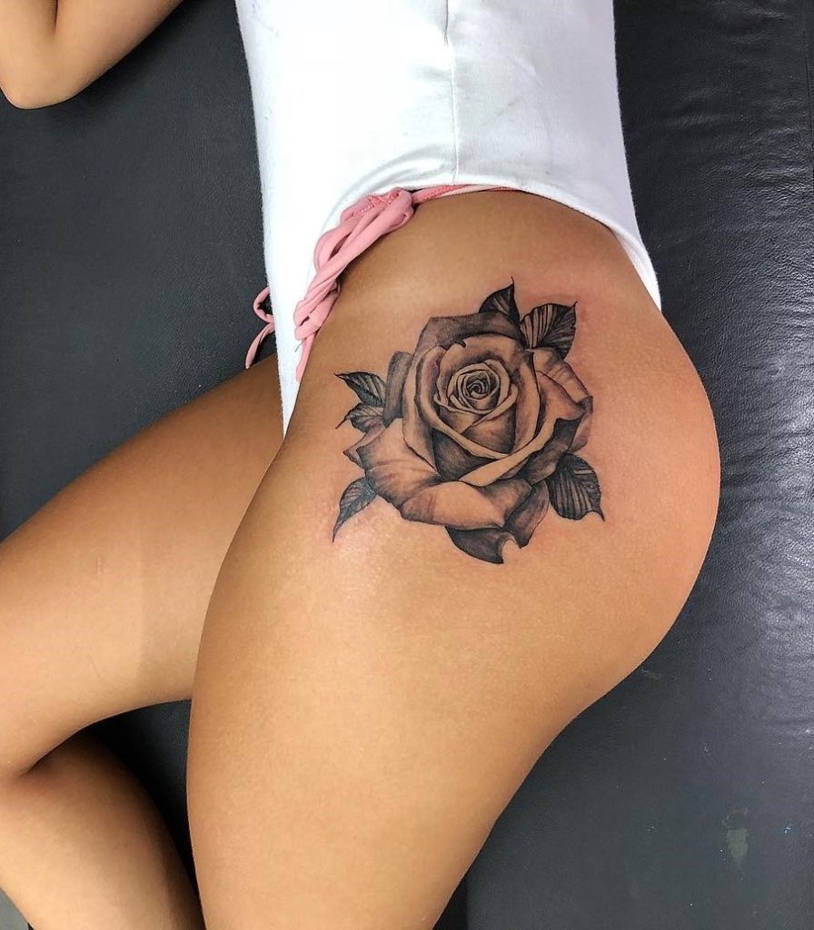rose hip tattoo