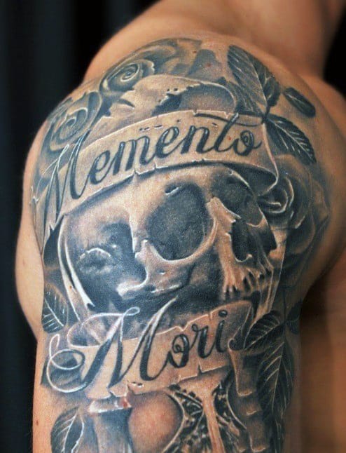 Memento Mori memento Vivere Tattoo 
