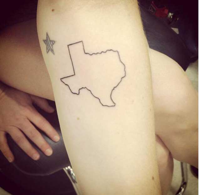 Texas themed tattoos 