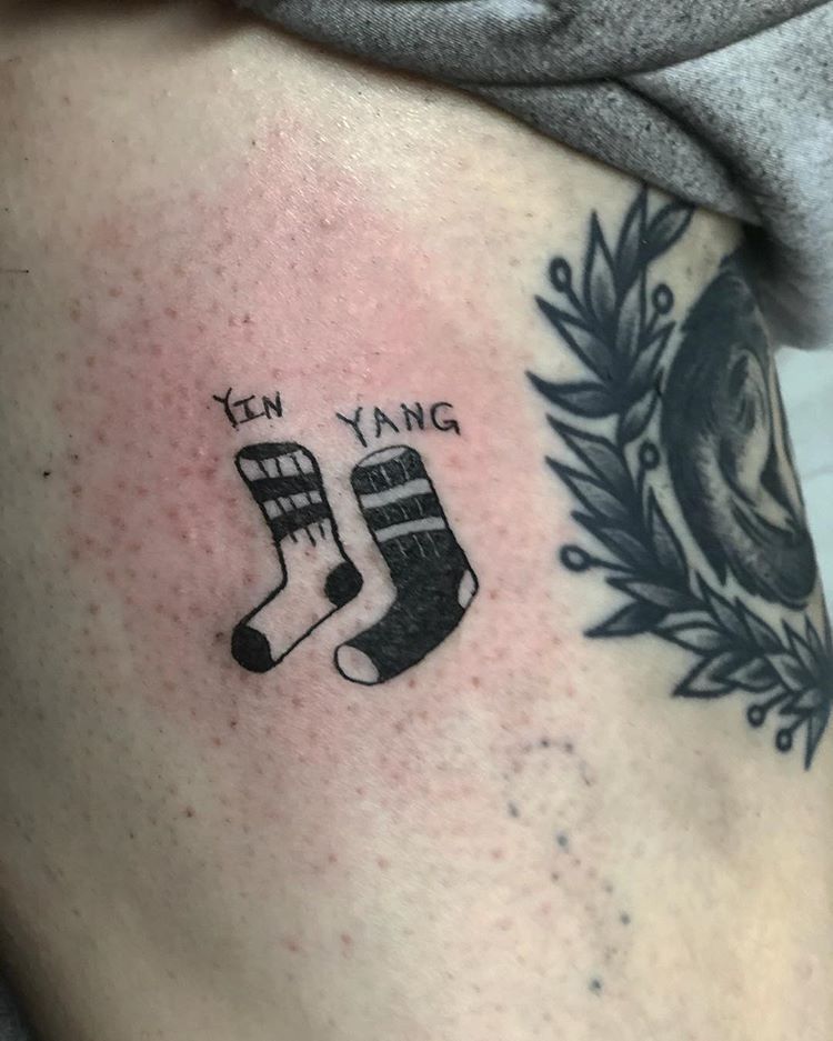 sock tattoo