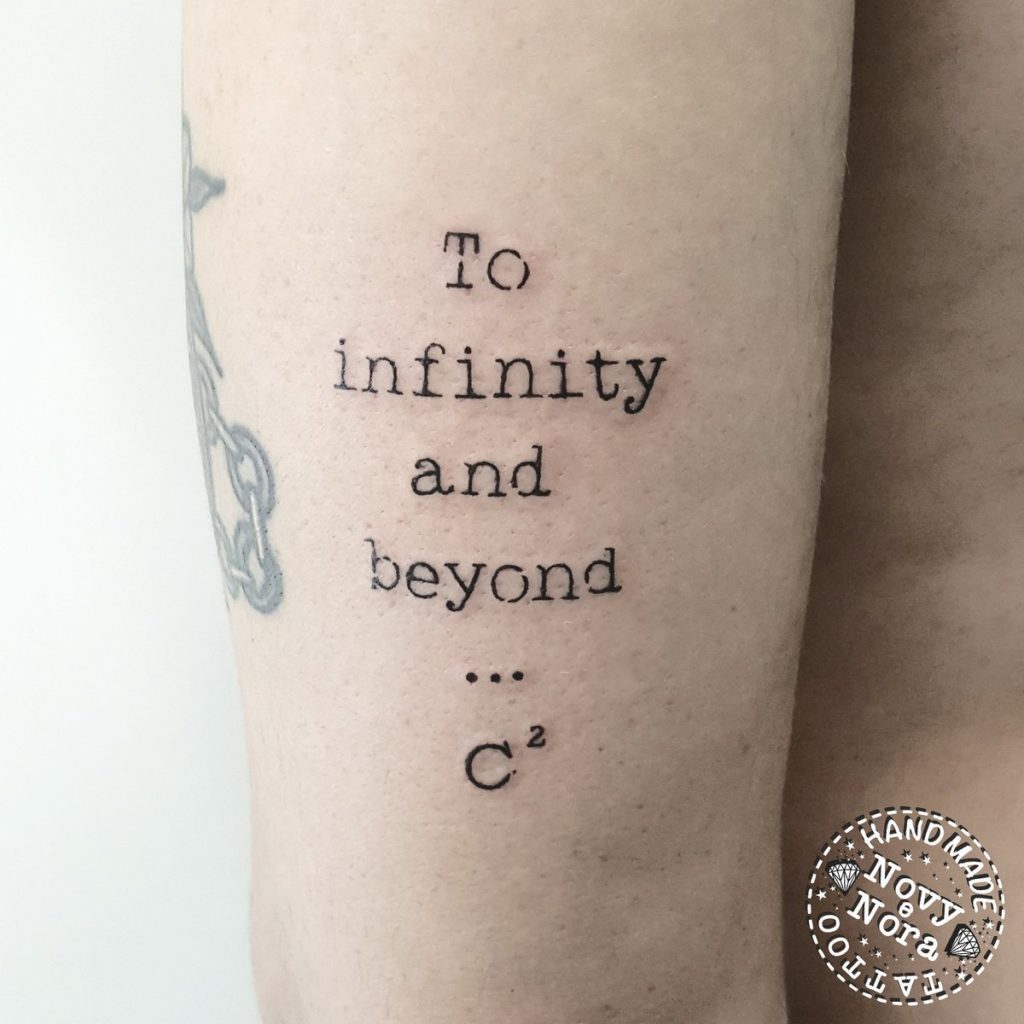 to infinity and beyond tattoo