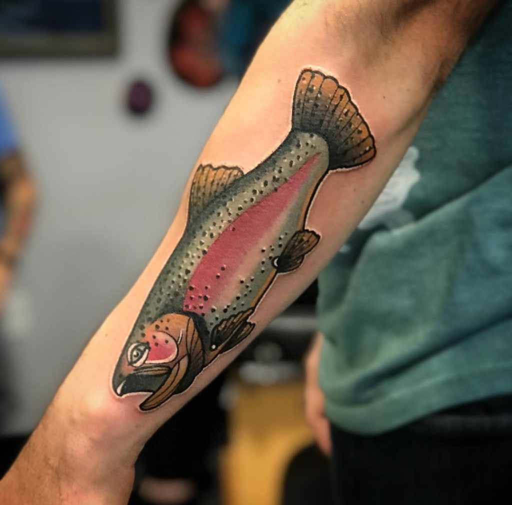 trout tattoo