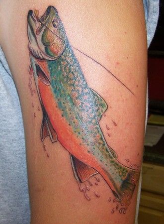 trout tattoo