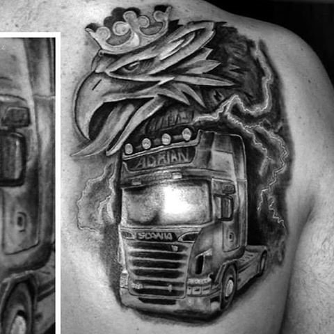 truck driver tattoo