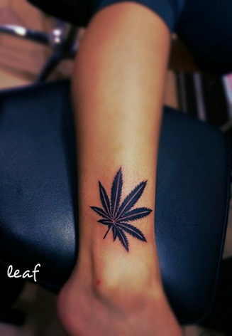 weed tattoos